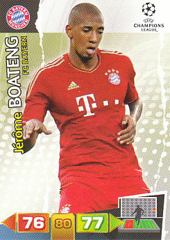 Jerome Boateng Bayern Munchen 2011/12 Panini Adrenalyn XL CL #59